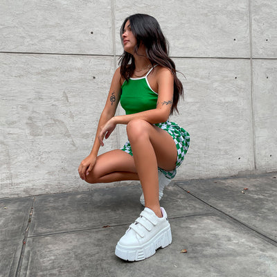 Zapatilla mujer Maya Pega Pega Blanco