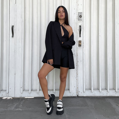 Zapatilla mujer Tokio Negro